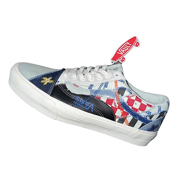 Vans Vault Old Skool VR3 PW LX Patchwork Floral Denim Supreme - Picture 2 of 12